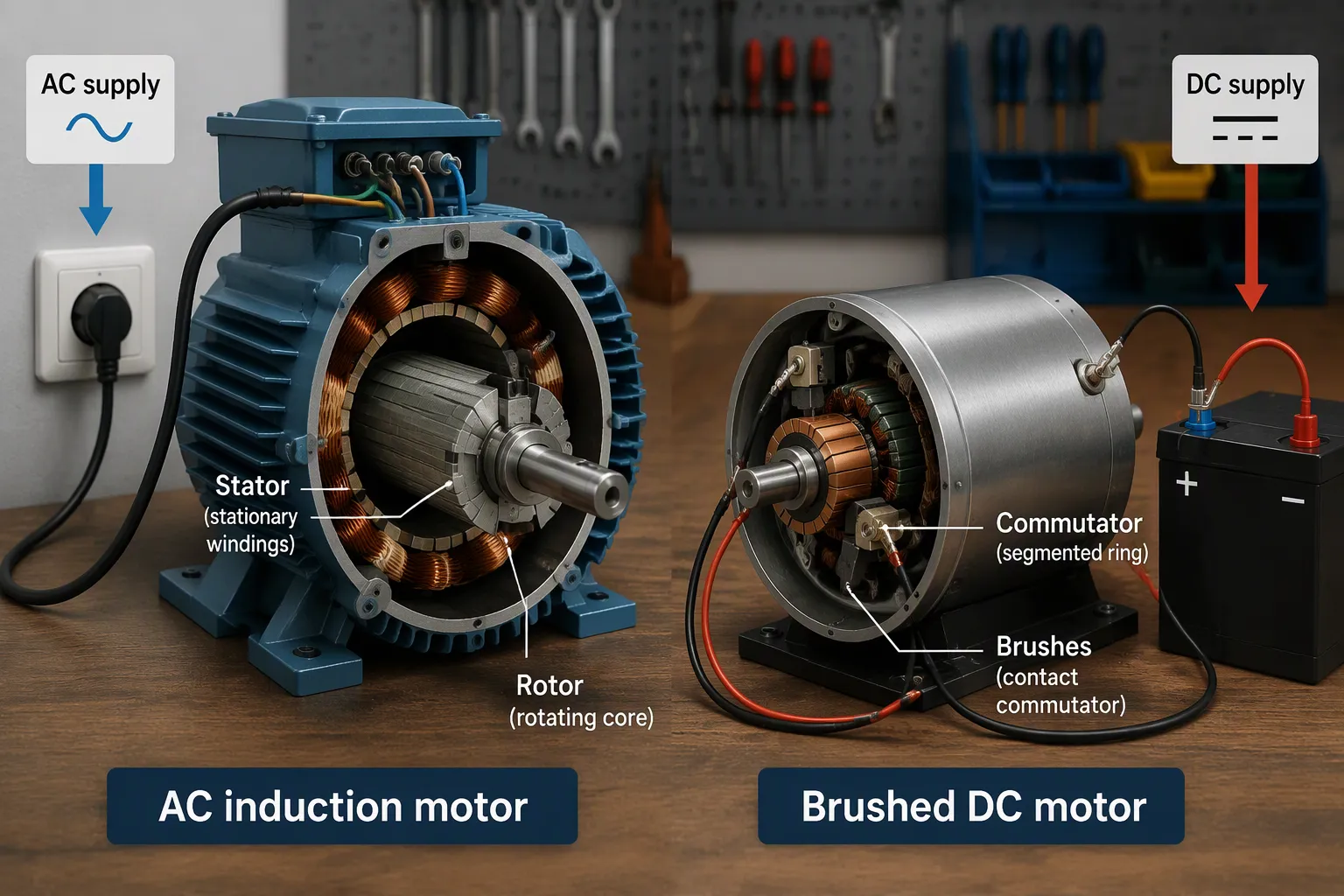 The Difference Between AC and DC Motors
