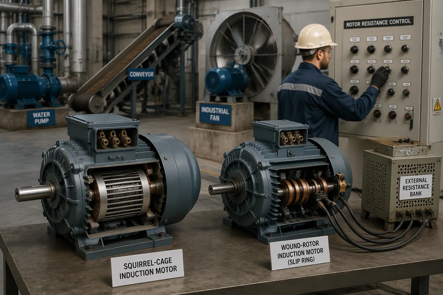 Types of Induction Motor: The Industrial Workhorse